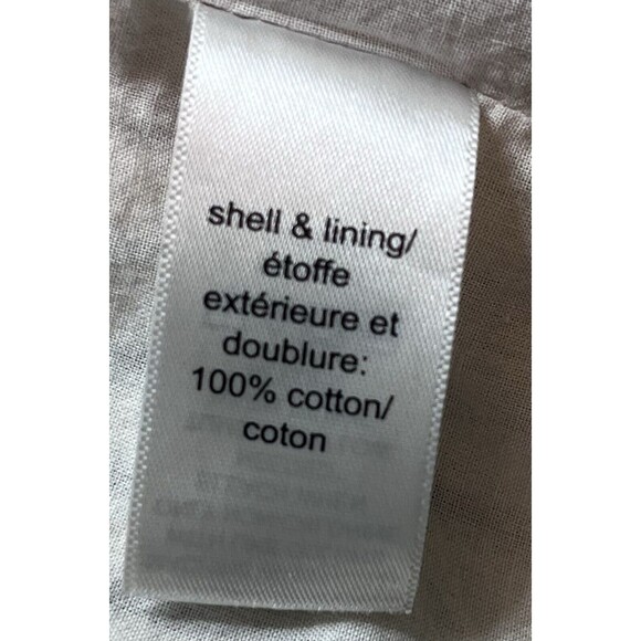 Maurice Striped Cotton Button Front Dress Womens M Black/White Resort Beachy - Picture 7 of 8